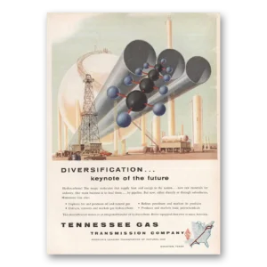 1956 Tennessee Gas Print Ad | Diversification