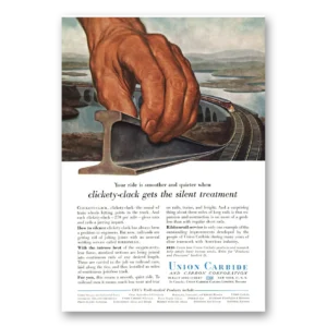 1956 Union Carbide Print Ad | Clickety Clack
