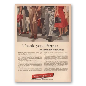 1956 Western Electric Print Ad | Partner