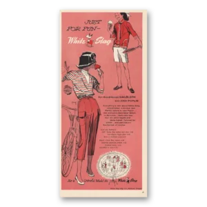 1956 White Stag Print Ad | Just Fun