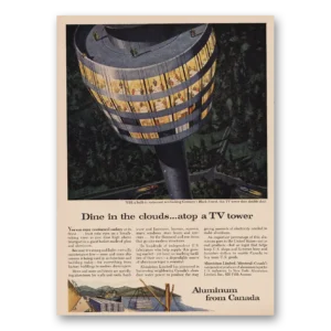 1957 Aluminum from Canada Print Ad | Dine Clouds