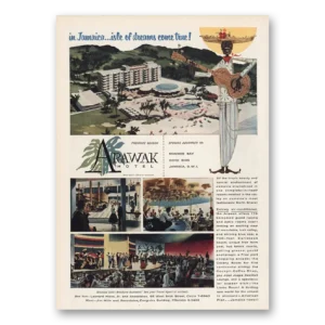 1957 Arawak Hotel Print Ad | Isle Dreams