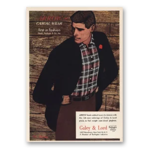 1957 Arrow Casual Wear Print Ad | First Fashion