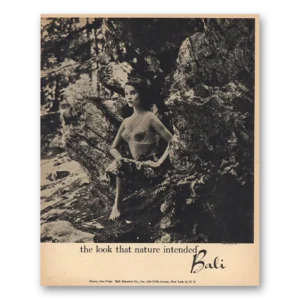 1957 Bali Bra Print Ad | Look That Nature Intended