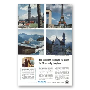 1957 Bell Telephone Print Ad | Telephone Unknown