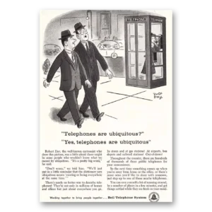 1957 Bell Telephone Print Ad | Ubiquitous
