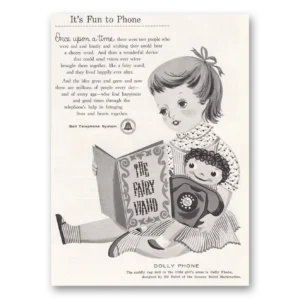 1957 Bell Telephone Print Ad | Dolly Phone