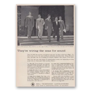 1957 Bell Telephone Print Ad | Wiring Seas