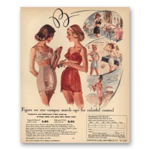 1957 Bloomingdales Print Ad | Campus Match Ups