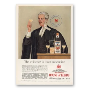 1957 House of Lords Print Ad | Evidence Conclusive
