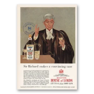 1957 House of Lords Print Ad | Sir Richard