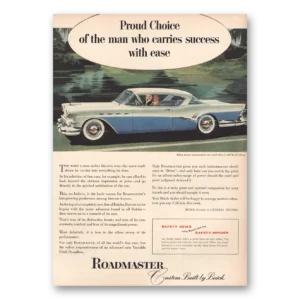 1957 Buick Roadmaster Print Ad | Proud Choice