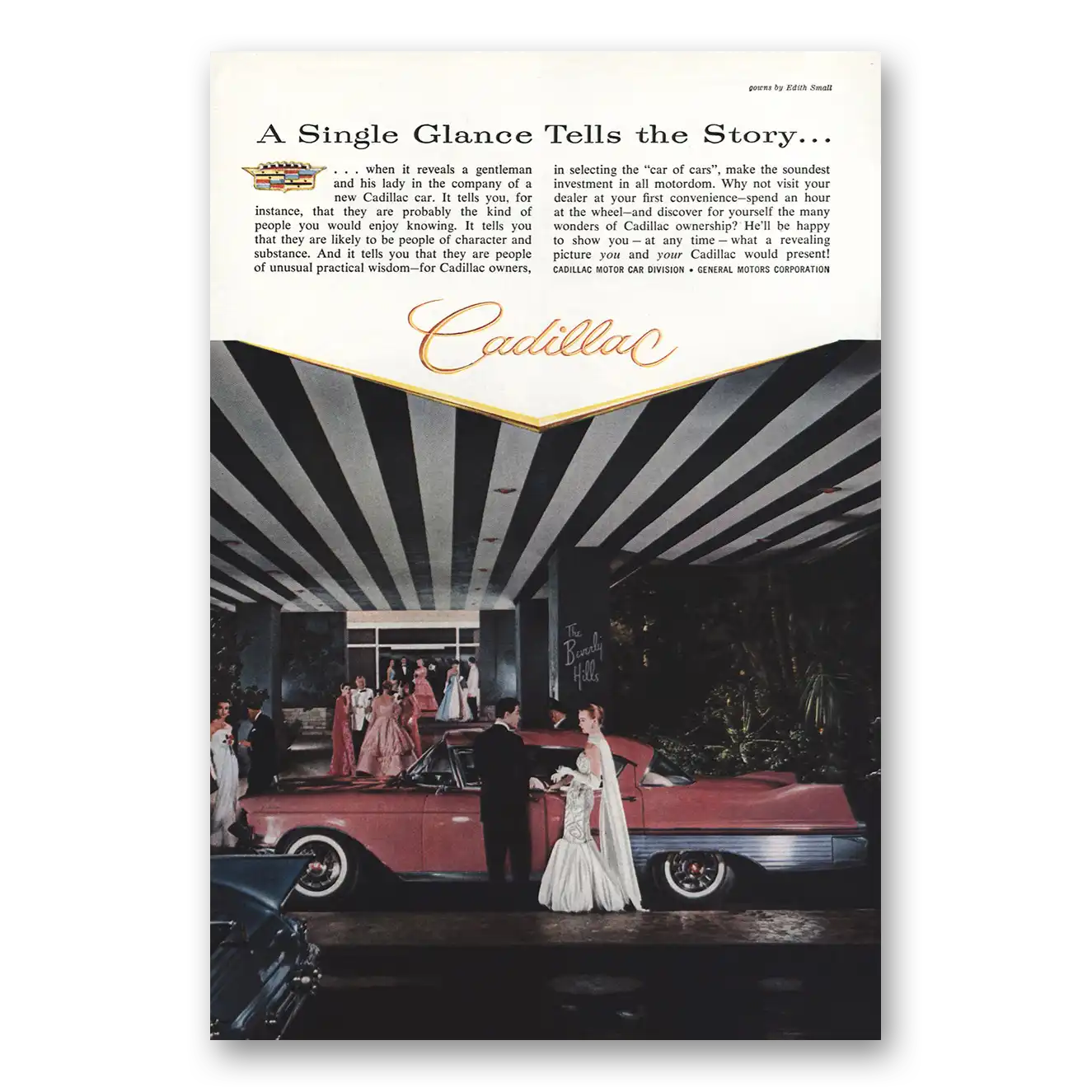 1957 Cadillac Print Ad | Single Glance