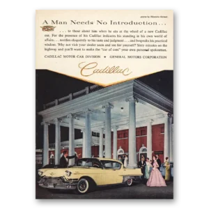 1957 Cadillac Print Ad | No Introduction