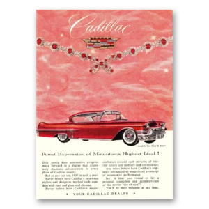 1957 Cadillac Print Ad | Motordoms Highest