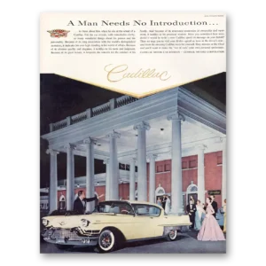 1957 Cadillac Print Ad | No Introduction