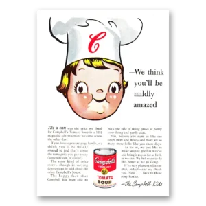 1957 Campbells Tomato Soup Print Ad | Mildly Amazed