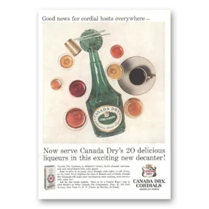 1959 Canada Dry Print Ad | Good News