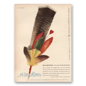 1957 Container Corporation of America Print Ad | William Penn