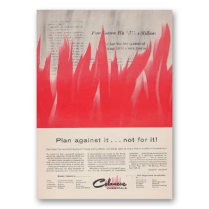1957 Calenese Chemicals Print Ad | Plan Against
