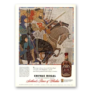 1957 Chivas Regal Print Ad | Robert Bruce