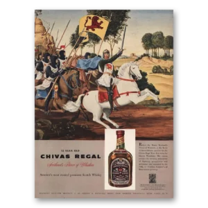 1957 Chivas Regal Print Ad | Robert Bruce