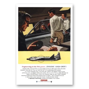 1957 Convair Print Ad | Engineering To Nth Power