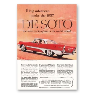 1957 DeSoto Print Ad | Big Advances