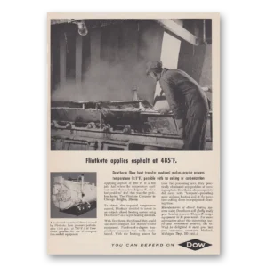 1957 Dow Print Ad | Flintkote