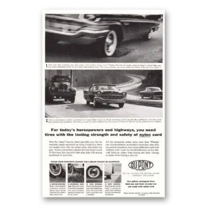 1957 DuPont Print Ad | Horsepowers