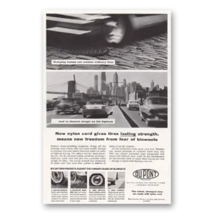 1957 DuPont Tires Print Ad | Everyday Bumps