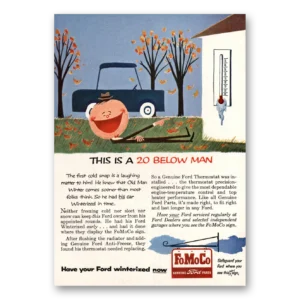1957 FoMoCo Print Ad | 20 Below Man