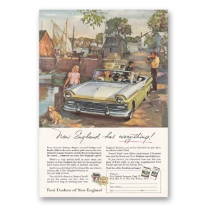 1957 Ford Print Ad | New England