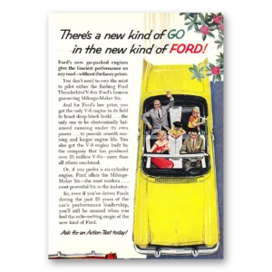1957 Ford Print Ad | New Kind Go