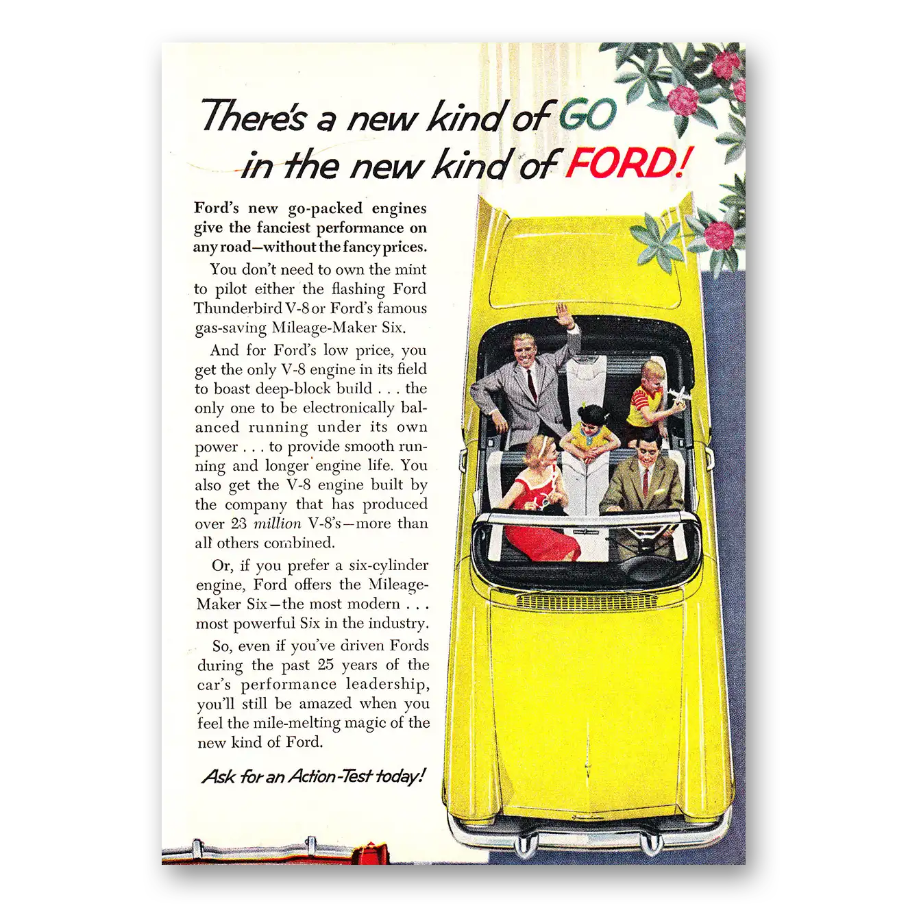 1957 Ford Print Ad | New Kind Go