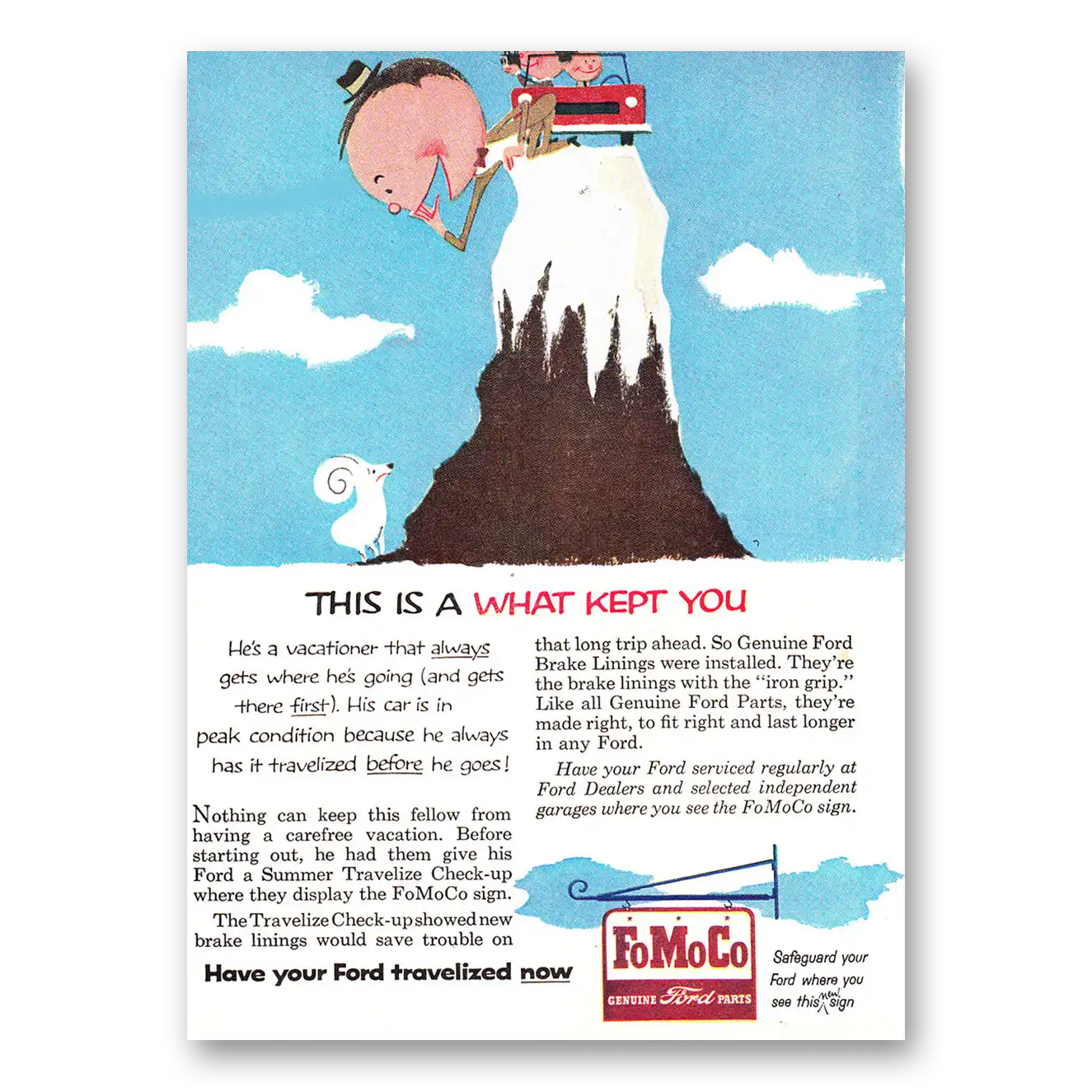 1957 FoMoCo Print Ad | Kept You