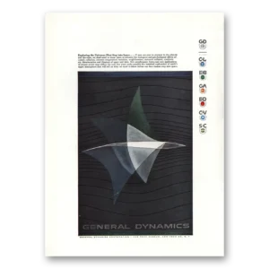 1957 General Dynamics Print Ad | Exploring Universe