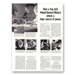 1957 General Motors Print Ad | Tiny Drill