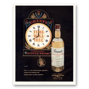 1957 Grants Scotch Whisky Print Ad | Time Plus