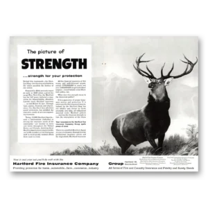 1957 Hartford Insurance Print Ad | Picture Strength