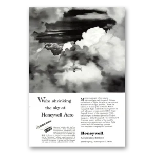 1957 Honeywell Aero Print Ad | Shrinking Sky