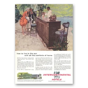 1959 InterContinental Hotels Print Ad | Comforts Home