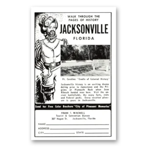 1957 Jacksonville Florida Print Ad | Ft Caroline