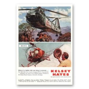 1957 Kelsey Hayes Print Ad | Birds Of Feather