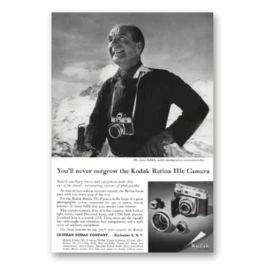 1957 Kodak Retina Camera Print Ad | James Riddell