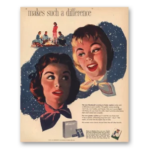 1957 Kotex Print Ad | Makes Such Difference