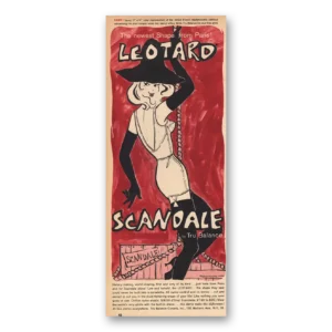 1957 Leotard Scandale Print Ad | Newest Shape From Paris
