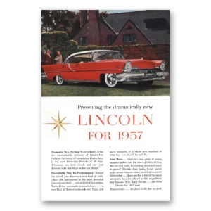 1967 Lincoln Print Ad | Dramatically New