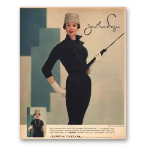 1957 Lord & Taylor Print Ad | Jonathan Logan