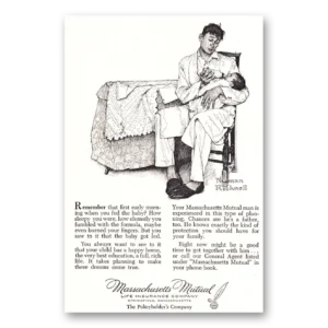 1957 Massachusetts Mutual Print Ad | Early Morning